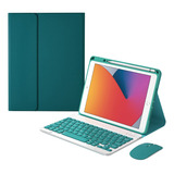 Kit Funda Teclado Ratón Para iPad 10.2'' 9ª 8ª 7ª Generación