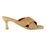 Sandalia Nolita Beige Takones