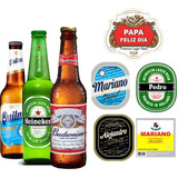 Kit Imprimible Etiquetas Bebidas Editables Souvenir