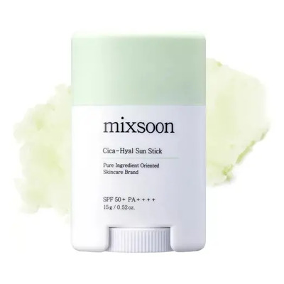 Mixsoon Protector Solar Mixto En Barra Spf 50+ Pa ++++ Con Centella Asiática Y Ácido Hialurónico - 15g