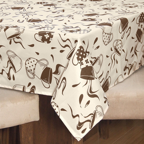 Toalha Para Mesa De 6 Lugares - Retangular - Lindas Estampas