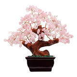 Árbol De La Suerte Rosa De Cuarzo Feng Shui