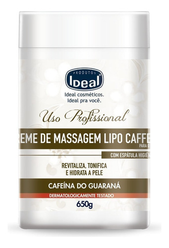 Ideal Cr Massag Corp Lipo Caffein 650gr