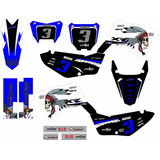 Kit Gráfico Biker R1de Xr250 Tornado Ades1vo 0.60 Mm Kr-14