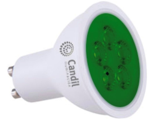 Lampara Dicroled 4,5w Candil Roja/verde/amarillo