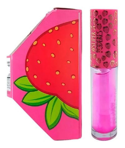 Gloss Labial Lip Oil Gloss Frutilla Superpoderes Rekabeauty