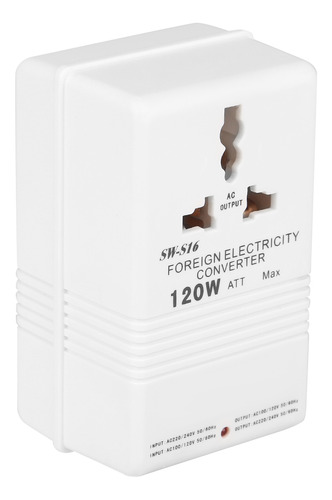 Convertidor De Voltaje Reductor De 110 V A 220 V, Adaptador