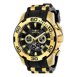 Reloj Invicta 22340 Oro Negro Hombres