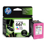 Cartucho De Hp 667xl Color Original 