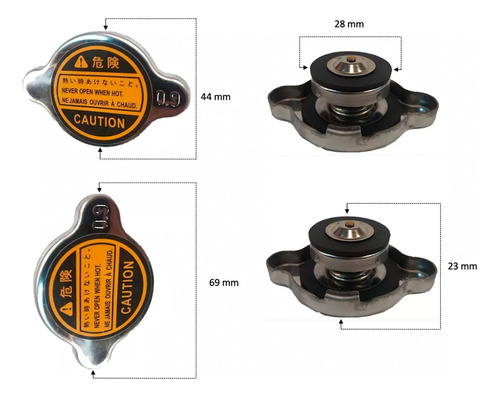 Tapa Termostato Para Chevrolet Luv 1985-1999 Mlh Calorstat Foto 4