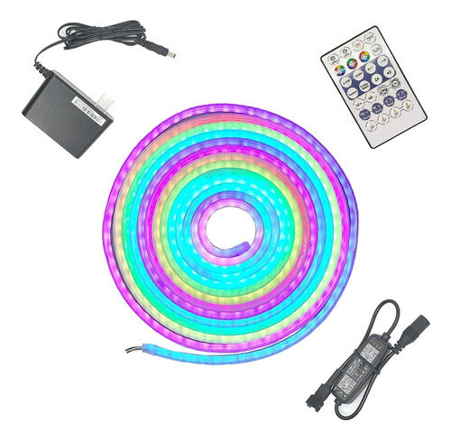 3 Tiras Led Neon Manguera Flexible Pixel Ws2811 5m Bluetoot