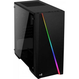 Gabinete Gamer Mini Tower Rgb Mini Cylon Preto Aerocool