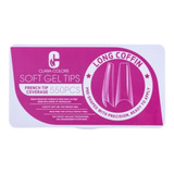 Clara Colors® Gel Tips Profesiona 550 Medium Square Etiqueta