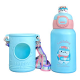 Garrafa Térmica Infantil Inox Garrafinha De Água Suco Kids