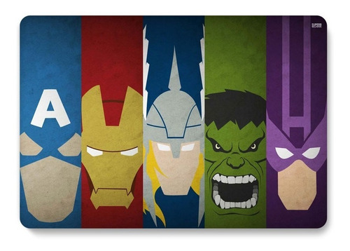 Carcasa Funda Protector Case Para Macbook Air 13 Avengers