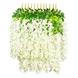 Guirnalda Artificial Con Forma De Hoja De Flor De Glicina, 1