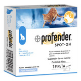 Profender 2.5-5kg Desparasitante Para Gato 1 Pipeta Bayer