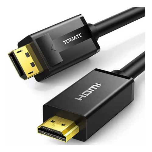 Cabo Adaptador Displayport Dp Para Hdmi 4k 144hz 1,8m Metros