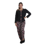 Pijama Piache Piu Art 384 Abotonado Animal Print  1 Al 7