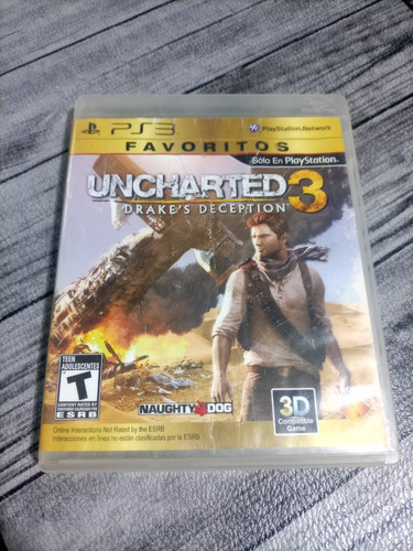 Uncharted 3, Drake S Deception, Ps3 Fisico