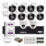 Kit 10 Câmeras Full Color Intelbras Dvr 16ch Full, Hd 2tb