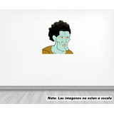 Vinil Sticker Pared 45 Cm. Lado Calamardo Guapo Modld0022