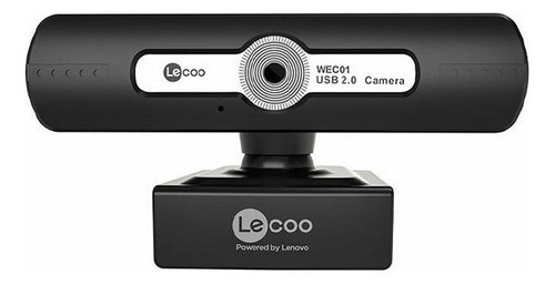 Cámara Web Webcam Lecoo By Lenovo Wec01 Usb Vga Color Negro