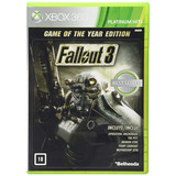 Fallout 3 Game Of The Edition/xbox 360 - Jogo Usado