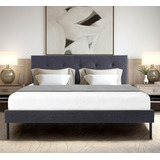 Cama  Queen Con Cabecero Upholstered
