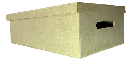 Caja Tipo Zapato Calada Con Boca Y Tapa 32x23x10