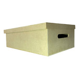 Caja Tipo Zapato Calada Con Boca Y Tapa 32x23x10