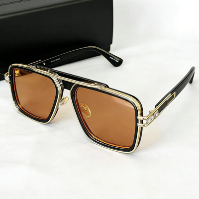 Gafas De Sol Dita Lxn-evo Cuadrado Negro Marrón Oro ..