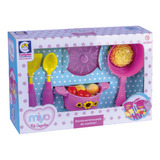 Brinquedo Infantil Kit Cozinha Miyo 12 Peças Divertido