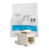 Conector Keystone Cat6 Fêmea Commscope Amp Rj45 Branco +nf