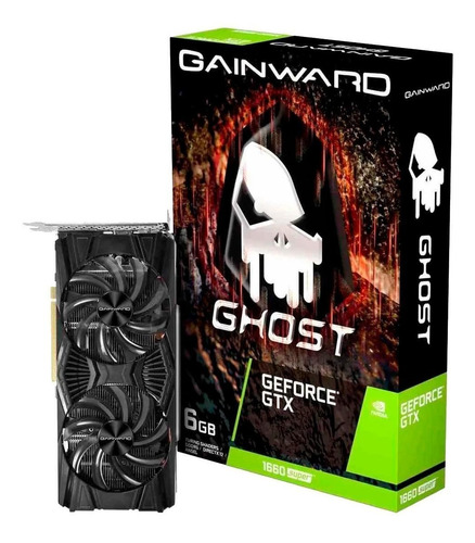 Placa De Vídeo Nvidia Gainward  Ghost Geforce Gtx 16 Series Gtx 1660 Super Ne6166s018j9-1160x 6gb