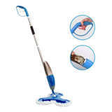 Spin Mop Trapeador Piso Con Rociador Mopa Microfibra Gira 360 Spray