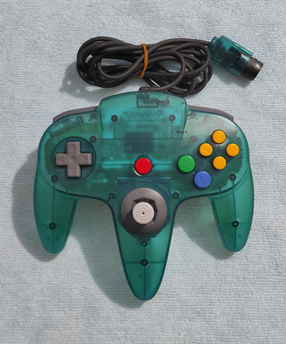 Controle Clear Blue Nintendo 64 Original
