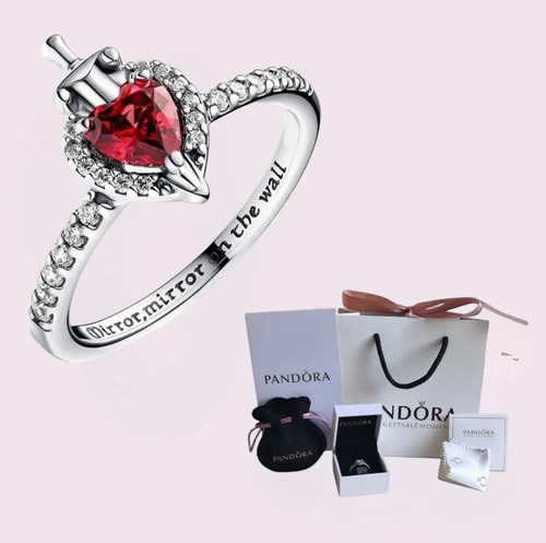 Anillo Pandora Disney Princesas Plata S925 Set Completo | Envío gratis