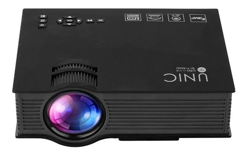 Proyector Mini Unic Uc68 1800lm Negro 100v/240v