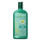 Shampoo Farmaervas Cabelos Oleosos Algas, Menta E Arnica De Menta En Garrafa De 320ml