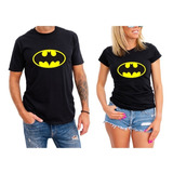 Camiseta E Baby Look Batman Carnaval Casal Envio Imediato