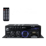 Amplificador De Audio Digital Estéreo Con Bluetooth Y Fm