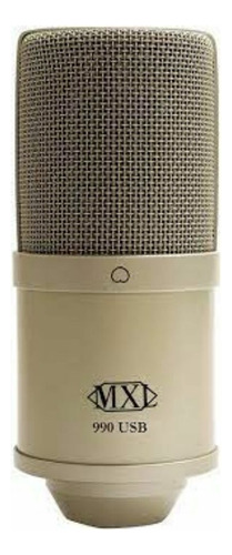 Mxl 990 Usb Microfone Condensador Studio Profissional