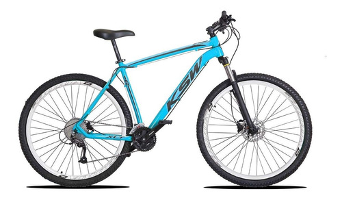 Bicicleta Aro 29 Ksw Xlt 27v Hidráulico K7 E Trava