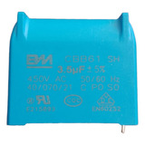 Capacitor Cbb61 Sh 3.5 Mf Para Soldar En Tarjeta Minisplit