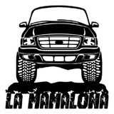 La Mamalona Sticker Decorativo Camioneta Pickup Ranger 2000