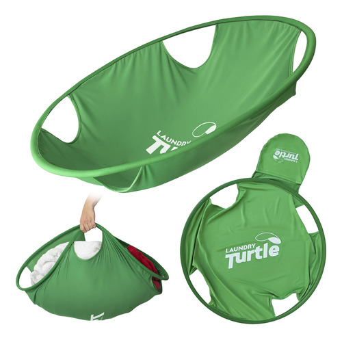 Bolsa Para Ropa Sucia Plegable Y Portatil L- Laundry Turtle 