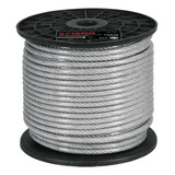 Cable De Acero 3/32 Rígido Recubierto Pvc 75m Fiero 44221