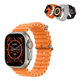 Smart Watch T900 Ultra 49 Mm Pulsera Naranja