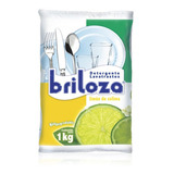 Detergente Lavatrastes Briloza Limon 1 Kg Caja Con 10 Piezas